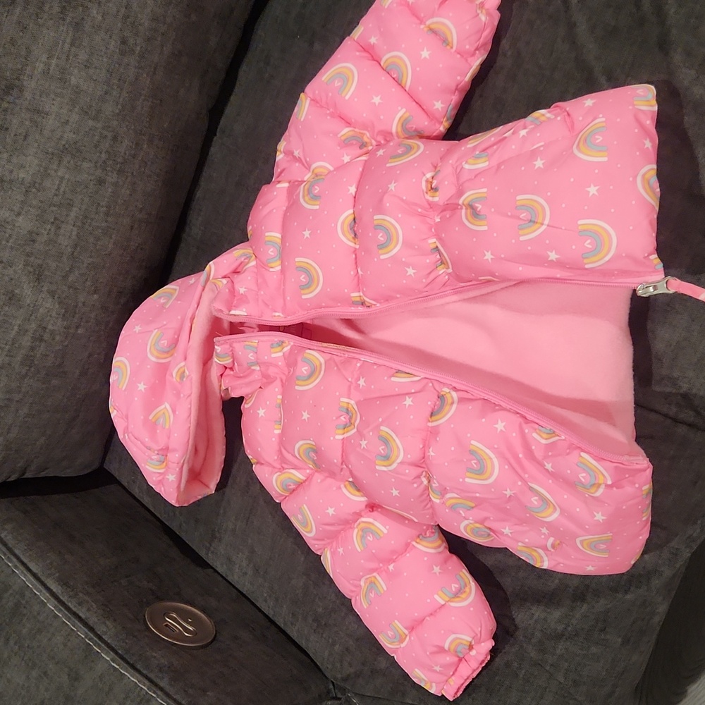 Toddler girl puff jacket